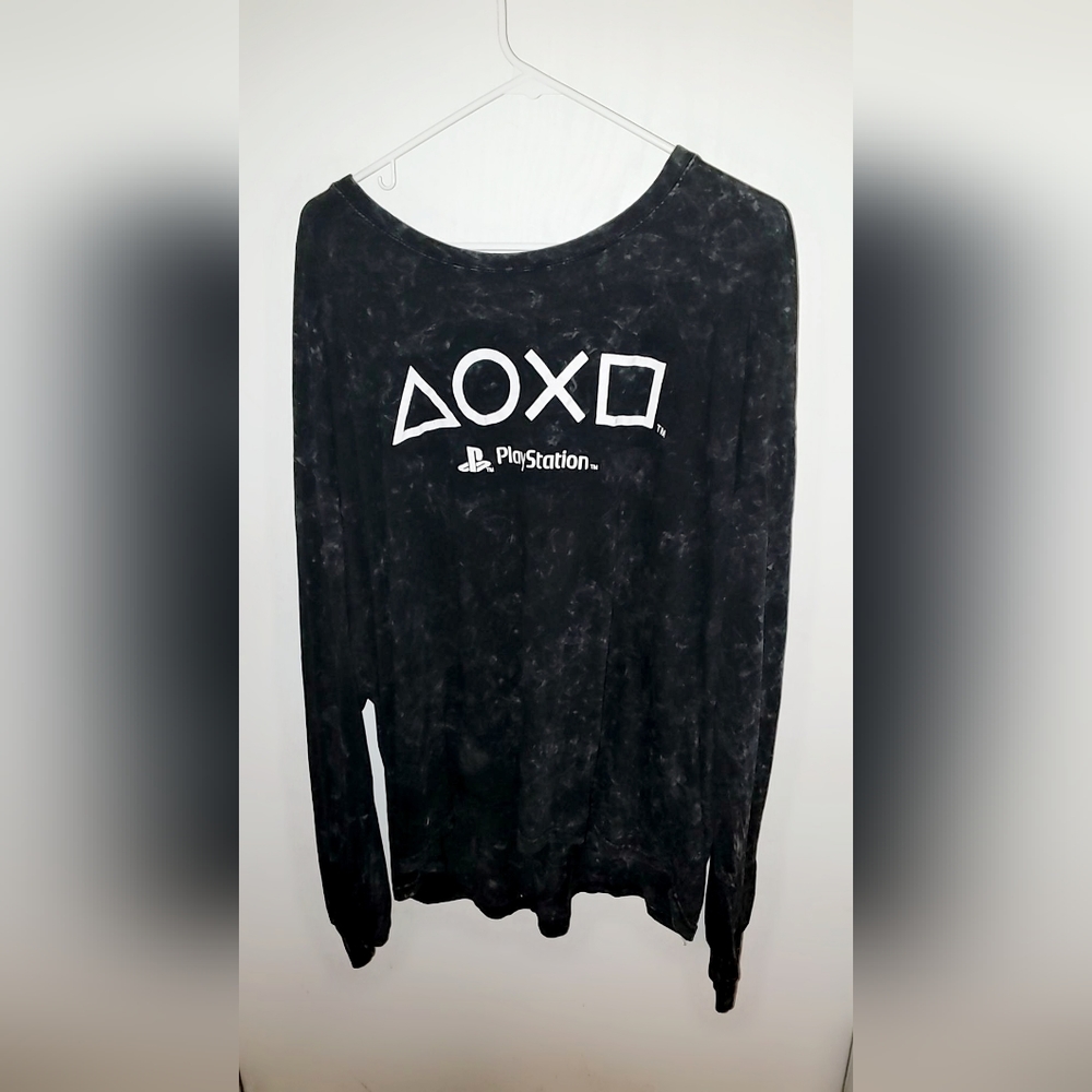 Black PlayStation Long Sleeve Tee.